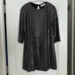 Veronica M Black and Sequin Minidress